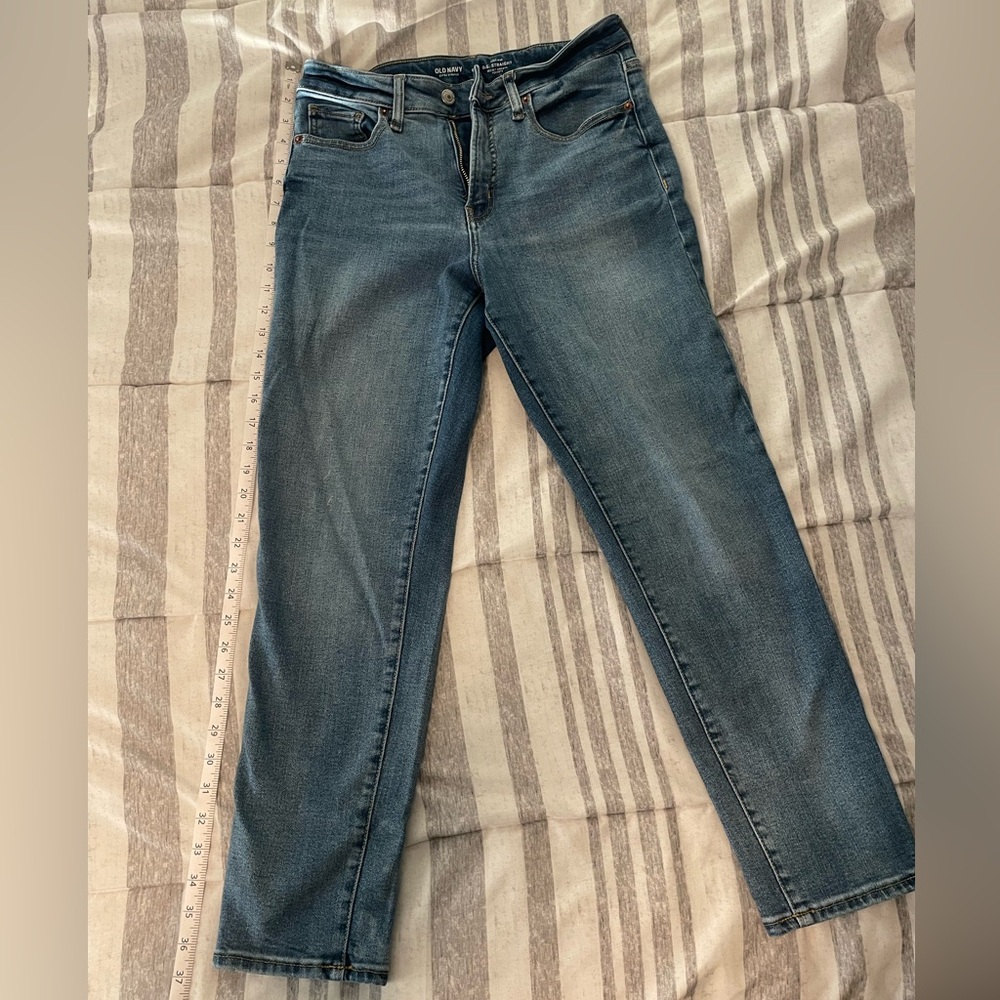 OLD NAVY high-rise O.G. straight leg jeans size 6